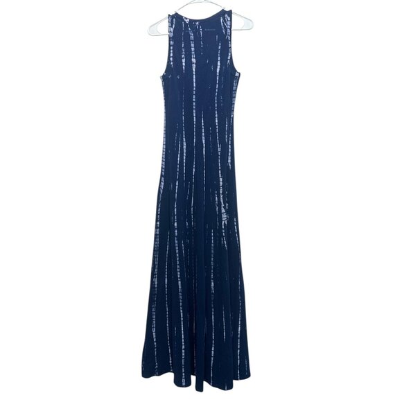 Proenza Schouler Tie Dye Long Maxi Dress Womens XS Blue White Nautical Flowy USA - Picture 6 of 16